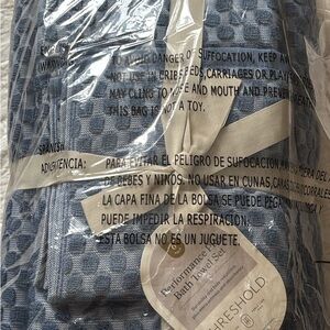 Threshold Performance Plus Bath Towel Set in Navy